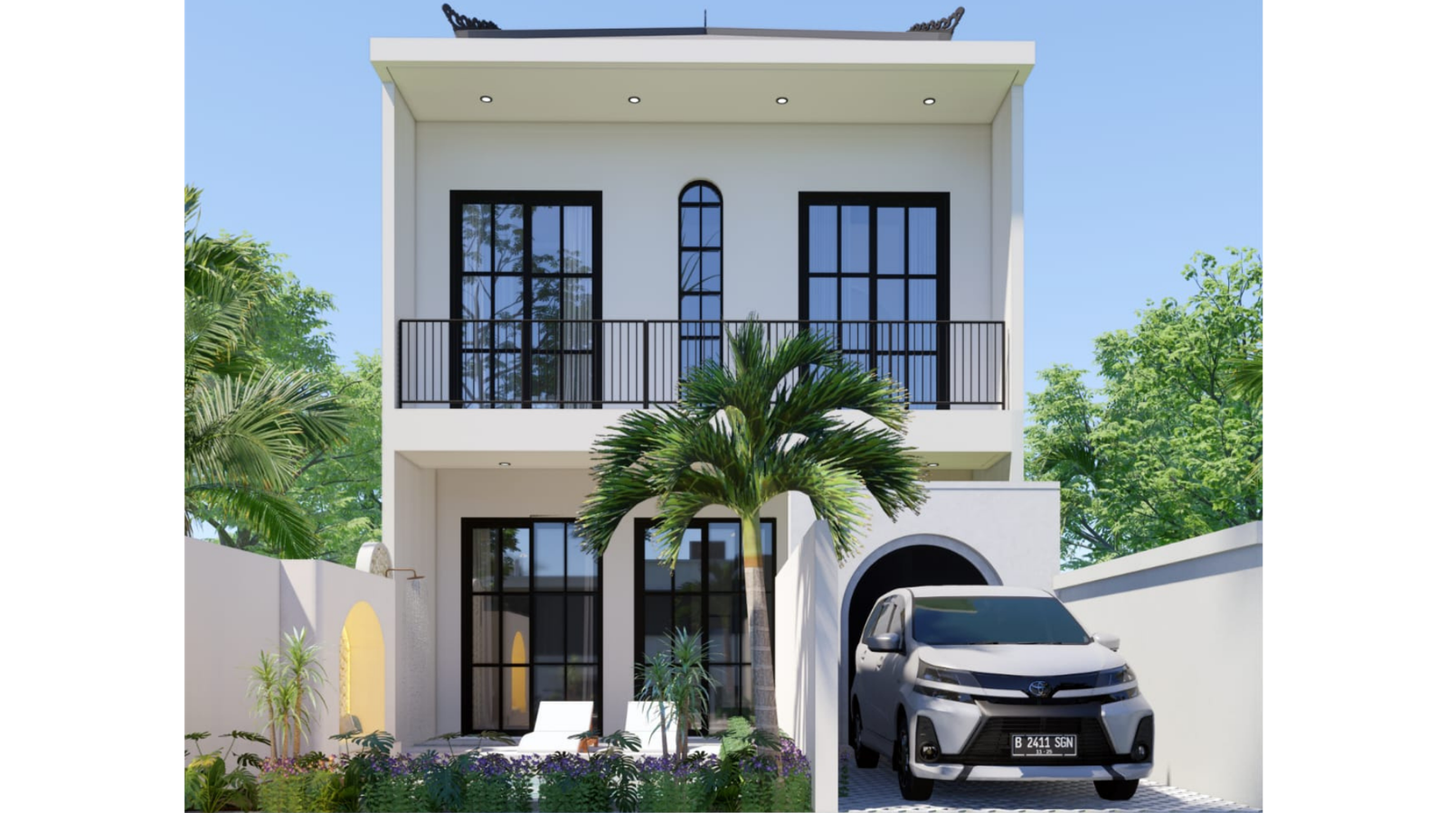 Ongoing project villa palma plot 10 - architect and construction villa bali